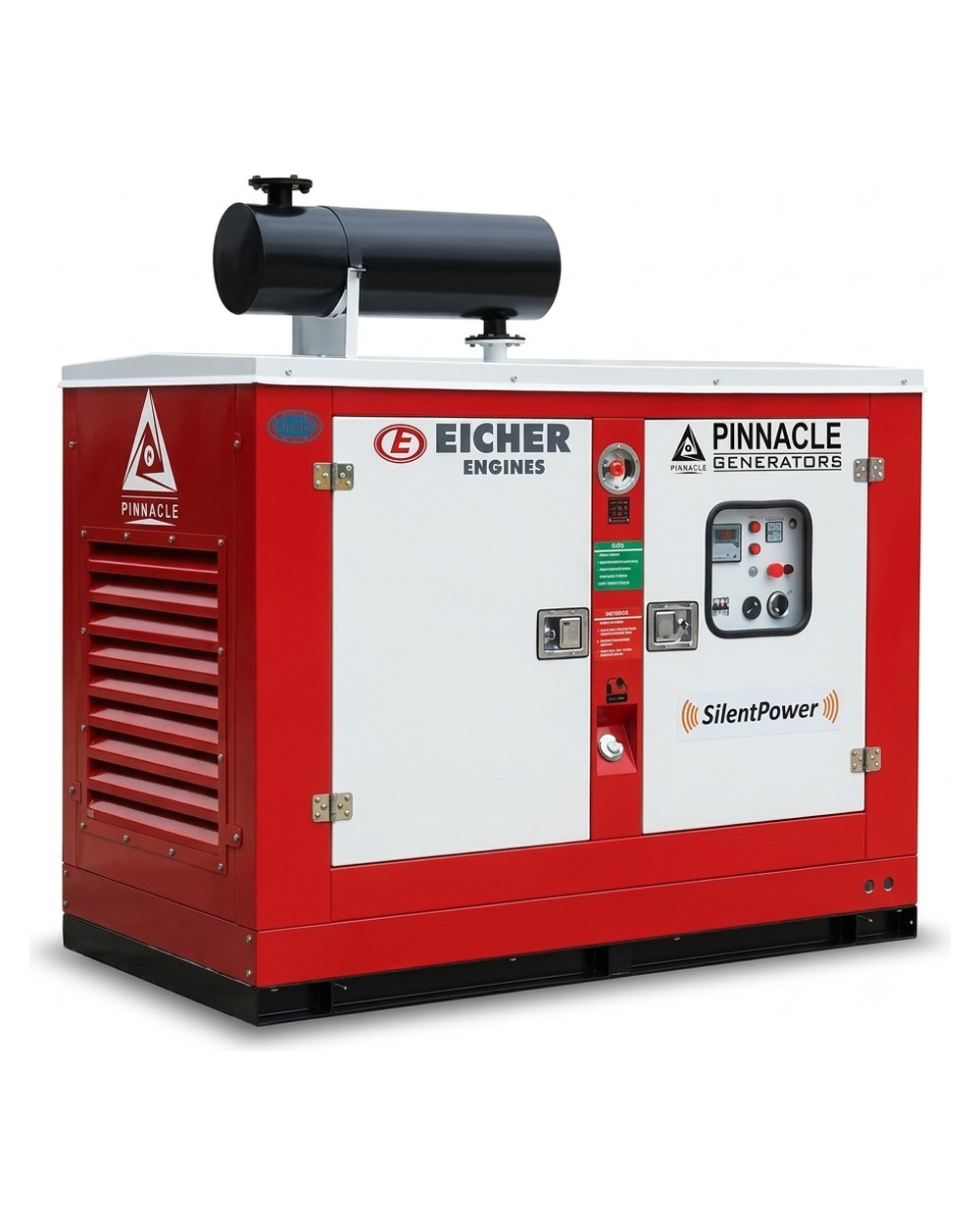 A silent canopy generating set